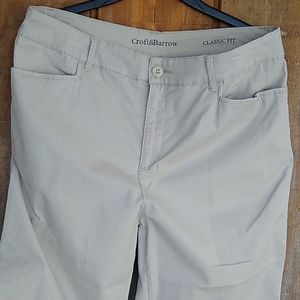 Capris Beige Khaki 14 Croft & Barrow